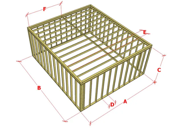 Calculation Process of wood quantity takeoff 